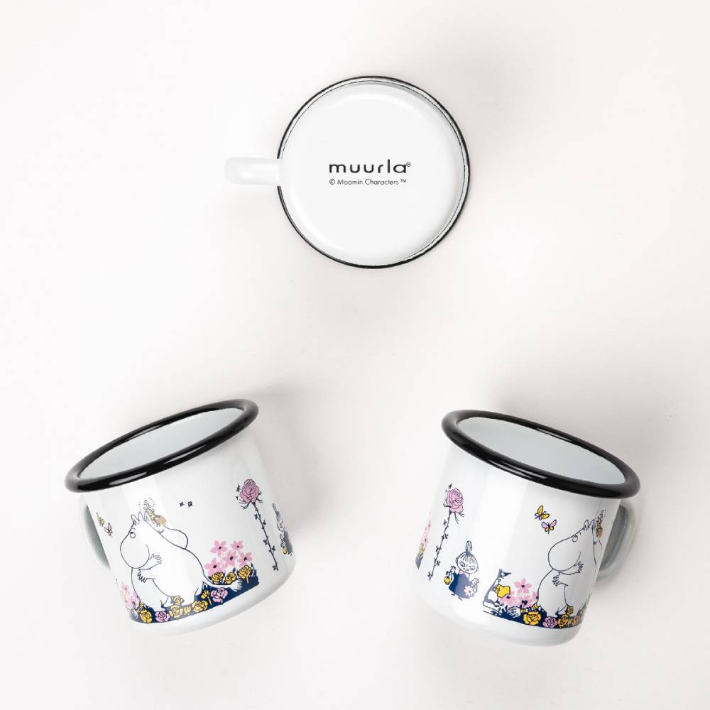 Moomin Enamel Mug Hug 8.5 oz
