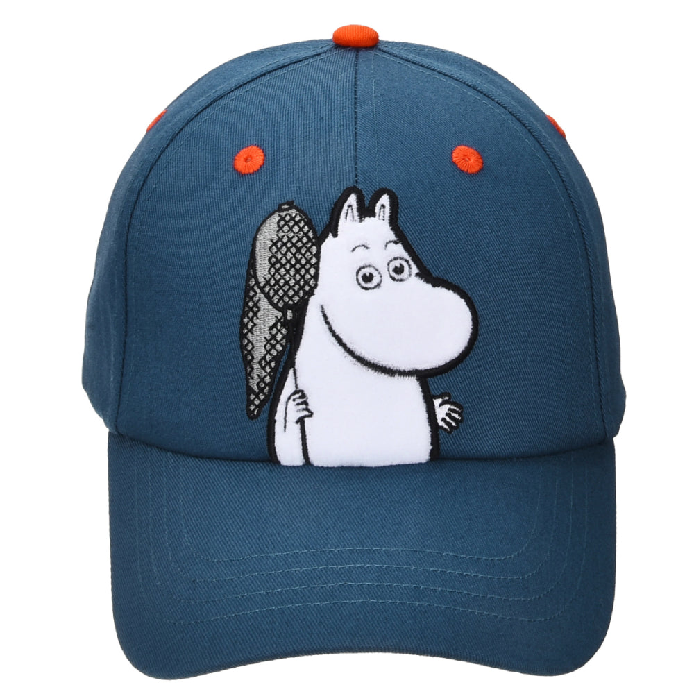 Moomintroll Fishing Kids Cap Blue - Nordicbuddies | Moomin Shop United States