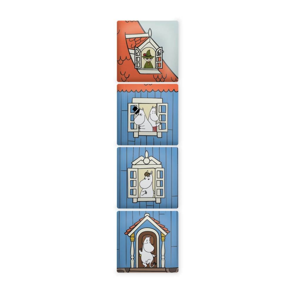 Moominhouse Coasters Set of 4