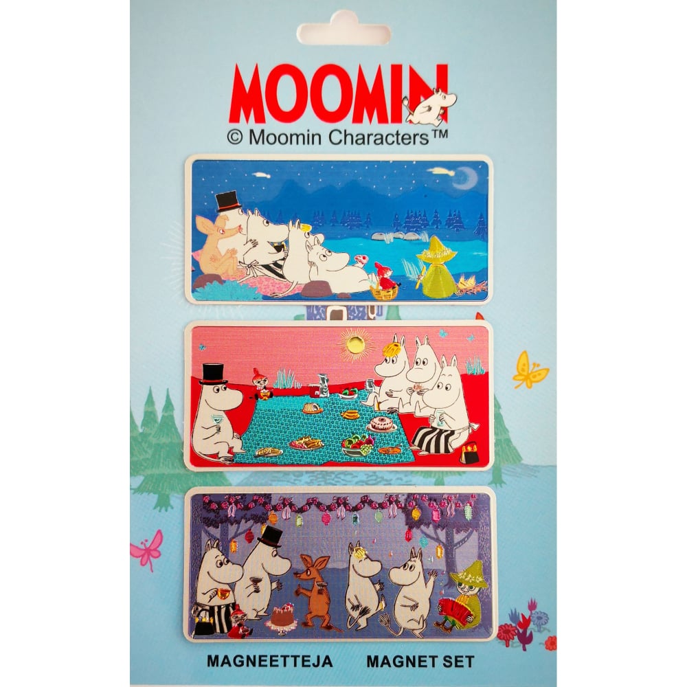 Moomin Metal Magnet Set 3 Pieces - TMF -Trade | Moomin Shop United States