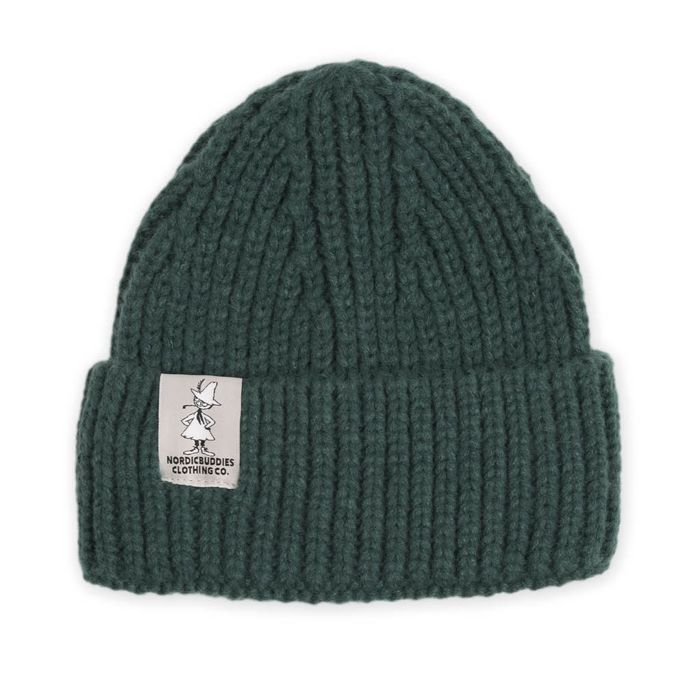 Snufkin Beanie Adults Dark Green - Nordicbuddies | Moomin Shop United States