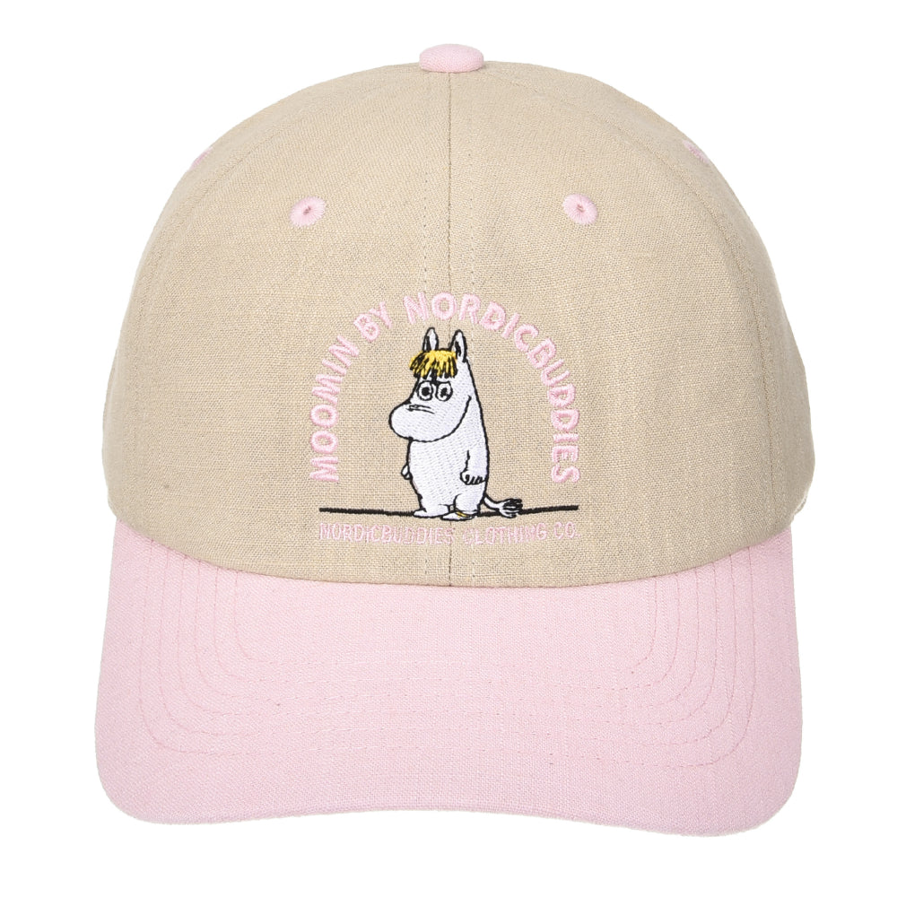 Snorkmaiden Dad Cap Beige/Pink - Nordicbuddies | Moomin Shop United States