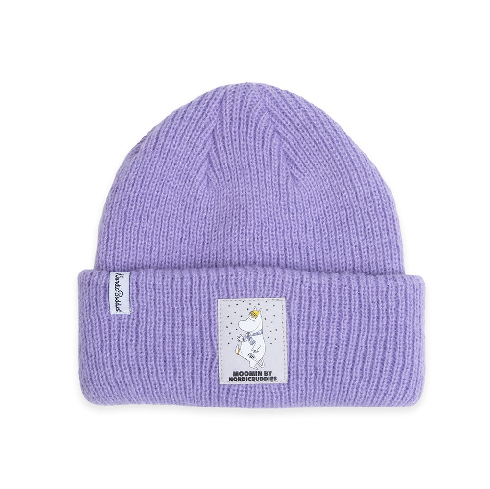 Snorkmaiden Winter Beanie Kids Lilac - Nordicbuddies | Moomin Shop United States