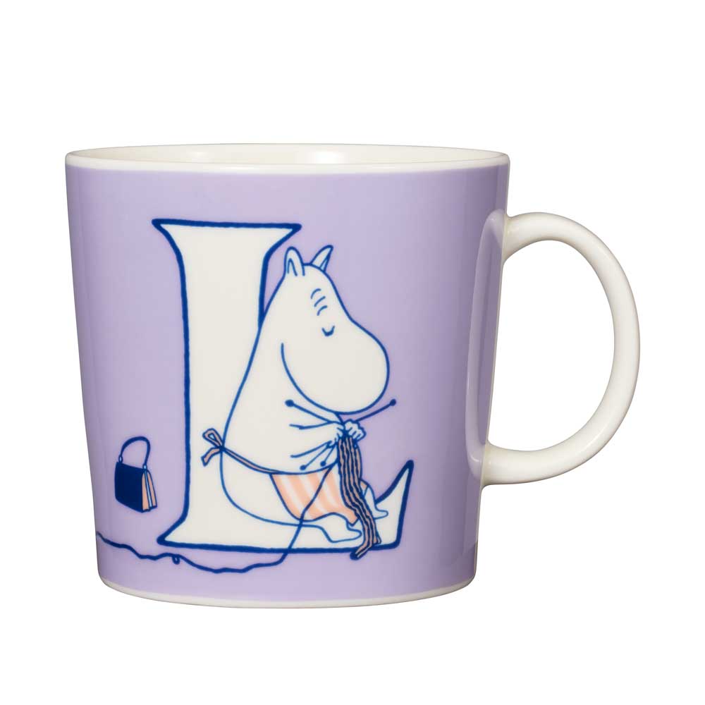 Moomin mug 14.1 oz ABC L - Moomin Arabia | Moomin Shop US