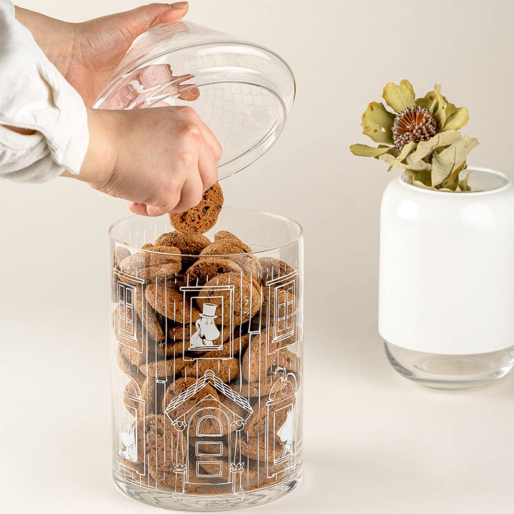 Moominhouse Glass Jar