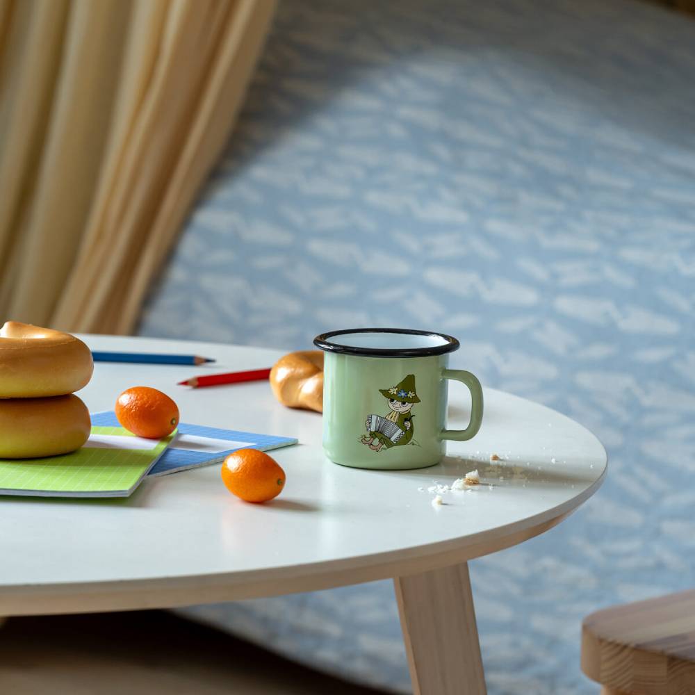 Moomin Enamel Mug Snufkin 8.5 oz