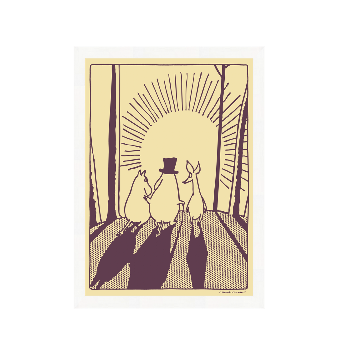 White Frame Fine art print Front