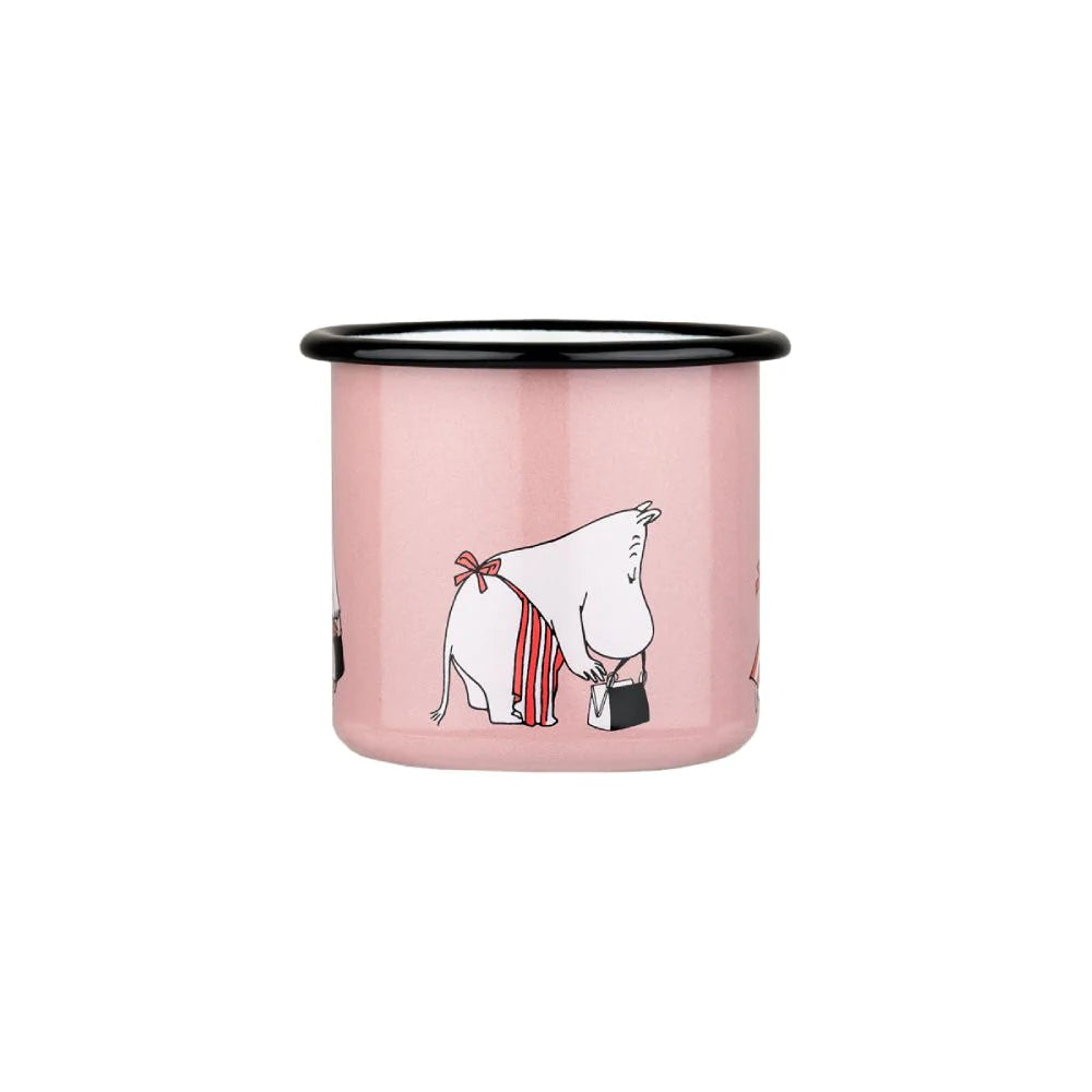 Moominmamma Retro Mug Pink 12.5 oz - Muurla