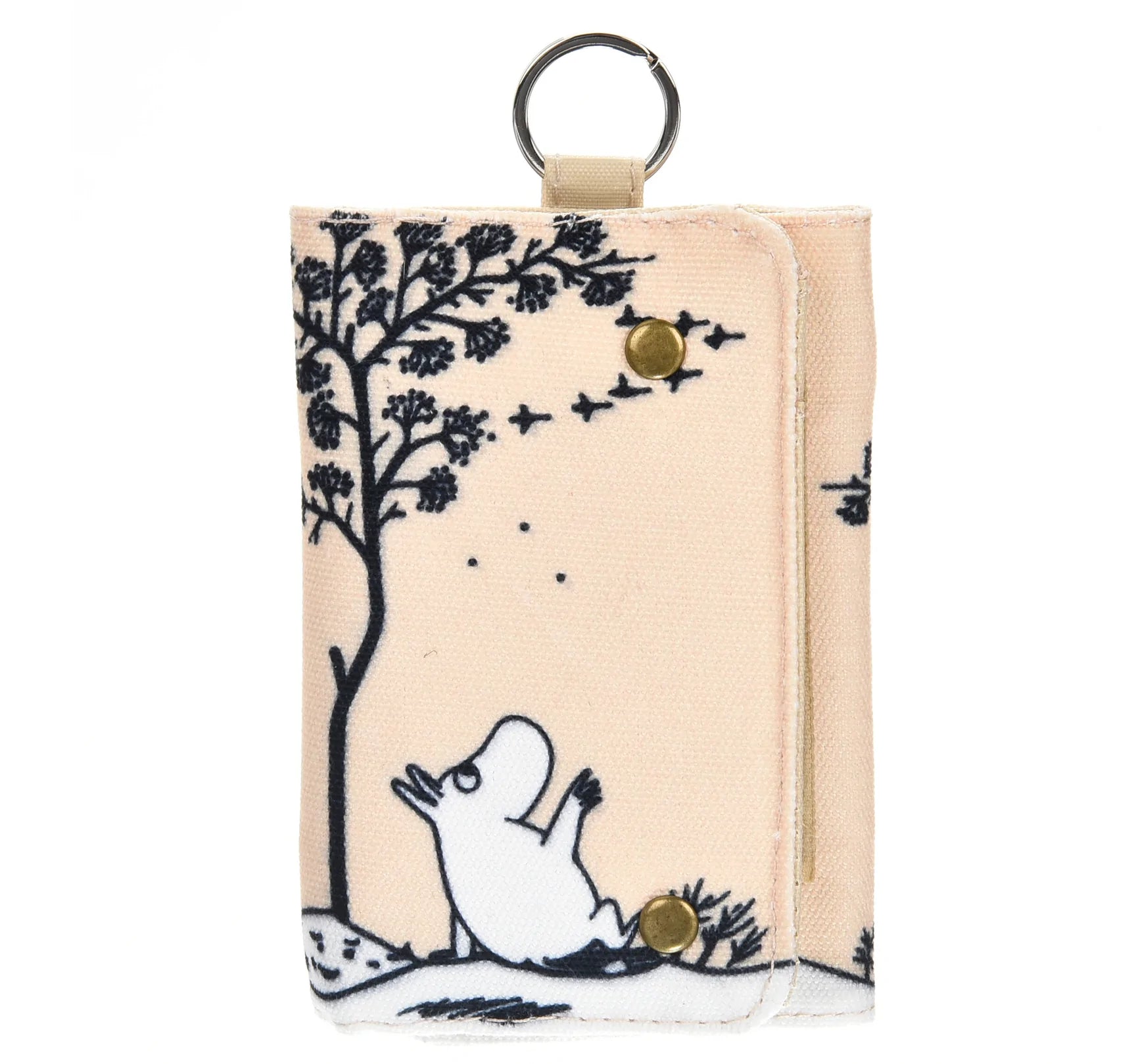 Moomin Canvas Wallet Light Yellow - Nordicbuddies | Moomin Shop United States