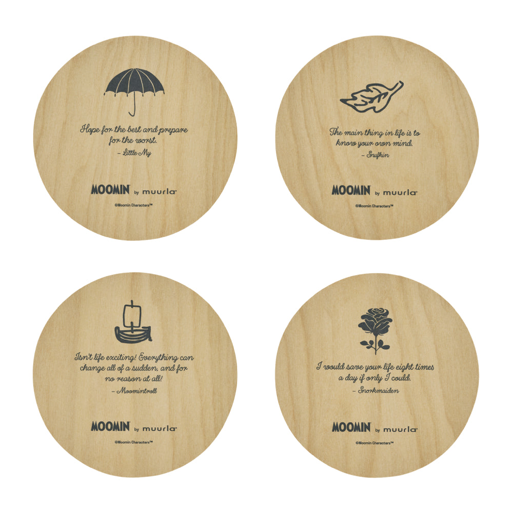 Moomin Coasters 3.9 in 4-pack - Muurla