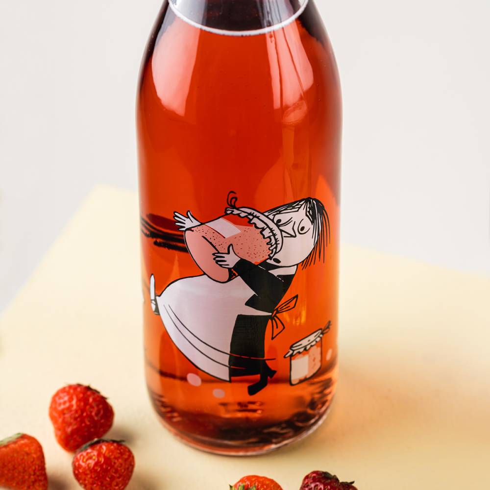 Moomin Glass Bottle Marmalade 17oz - Muurla