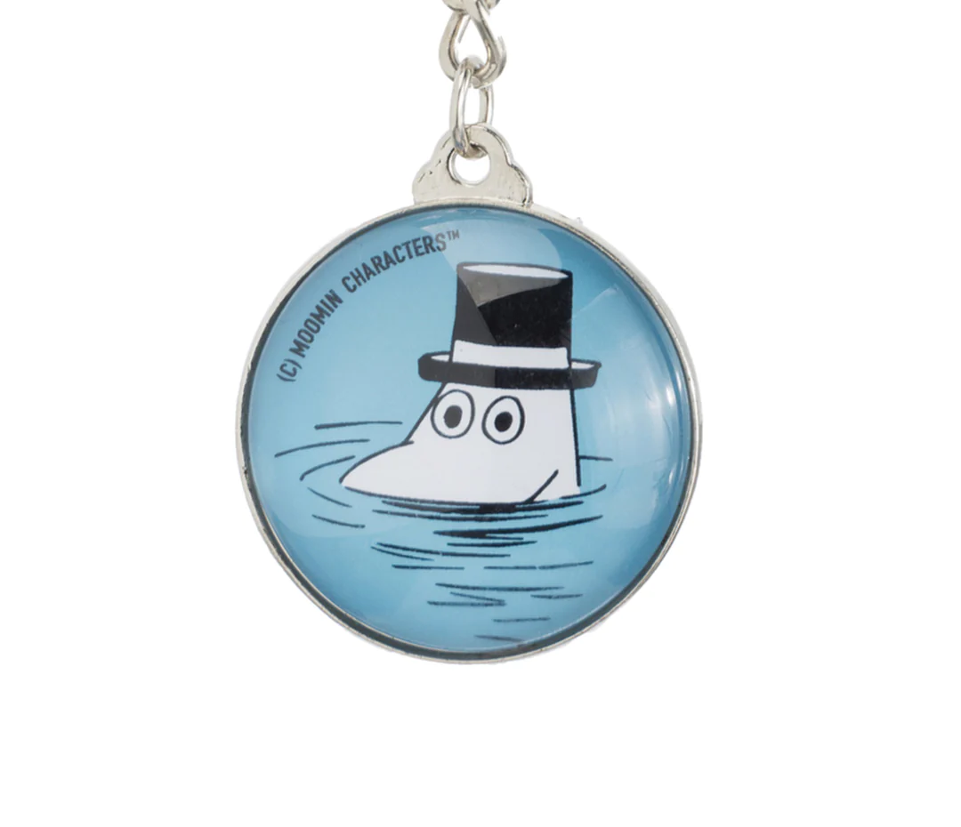 Moominpappa Swimming Key Ring Blue - Nordicbuddies | Moomin Shop United States