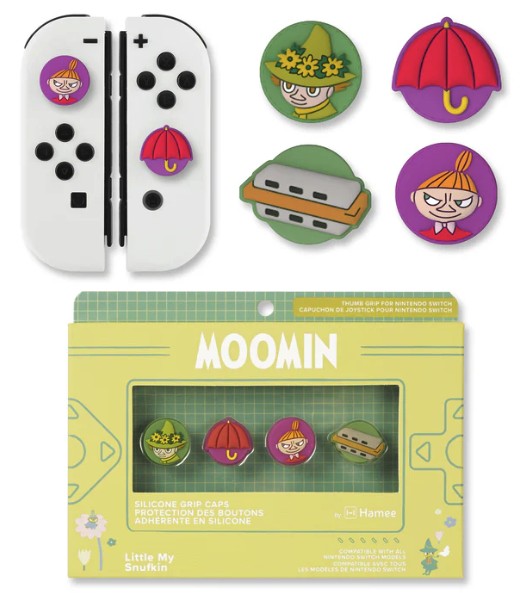 Moomin Nintendo Switch Thumb Grip Caps Series 1 - Little My/Snufkin: