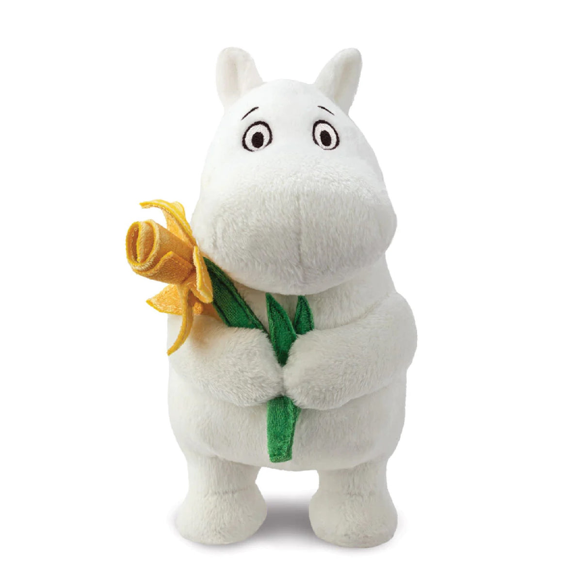 Moomintroll Flower Plush Toy 6.5 in - Aurora World