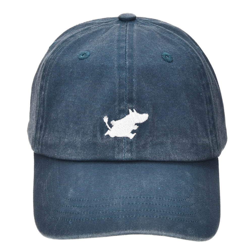 Moomintroll Dad Cap Washed Blue - Nordicbuddies | Moomin Shop United States