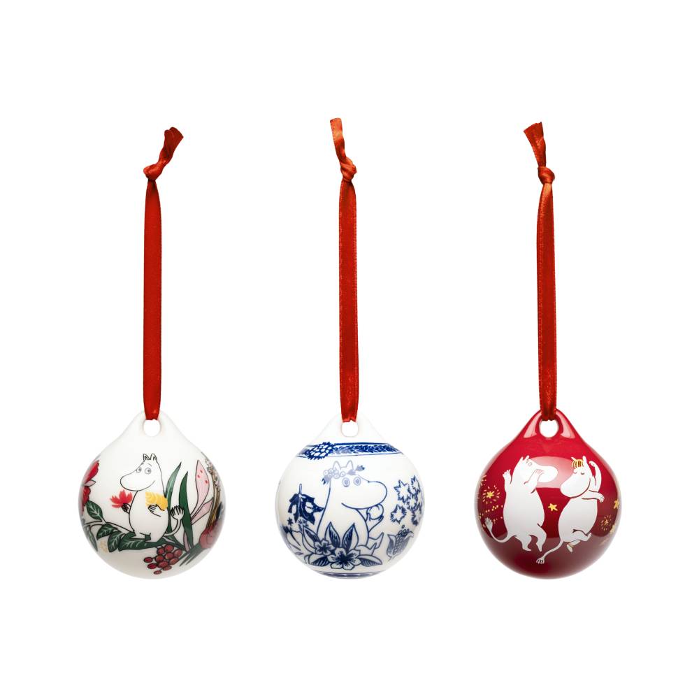 Moomin Festive Moments Annual Bauble 3set | Moomin Shop US