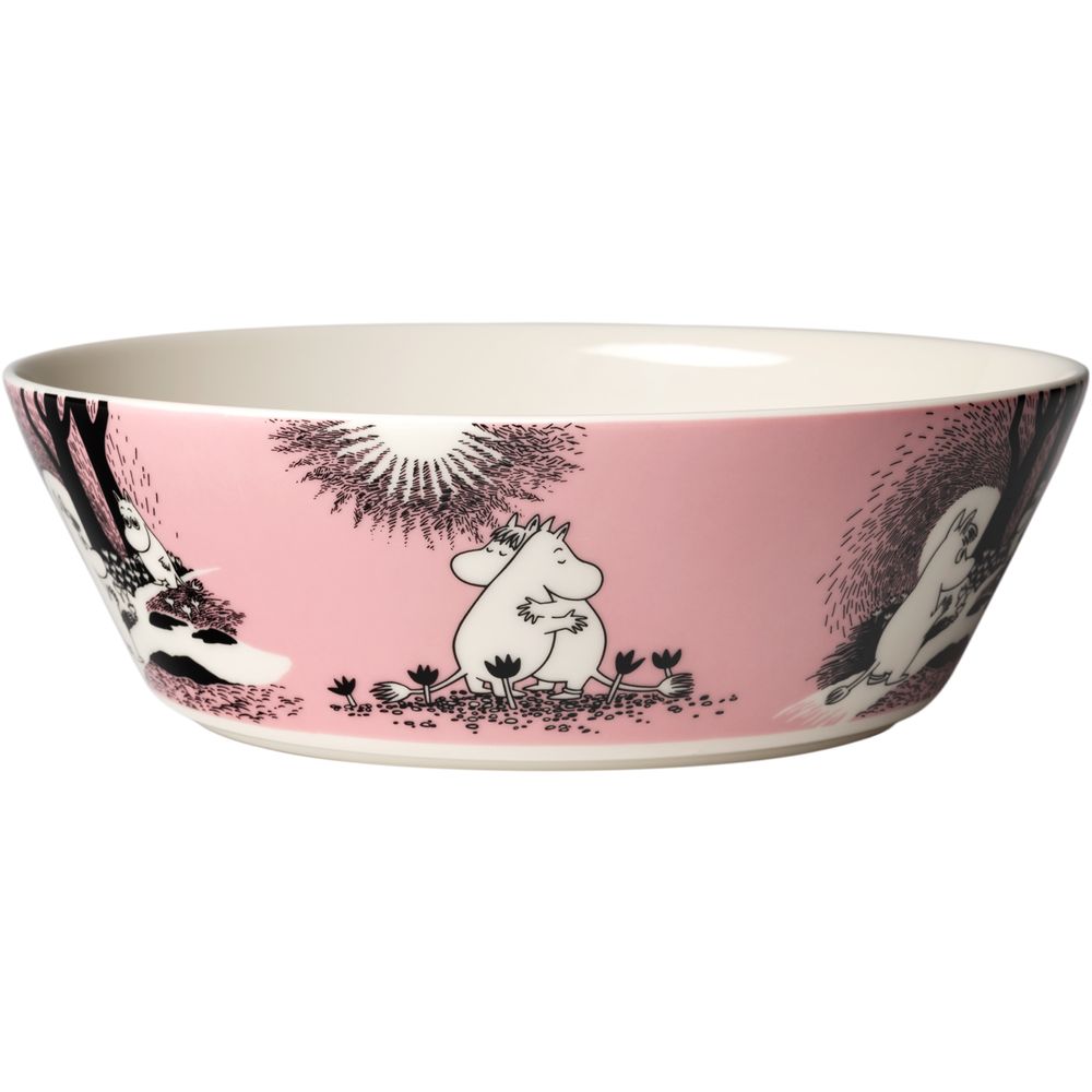 Moomin Love 30th Anniversary Serving Bowl 23cm Pink - The Official Moomin Shop