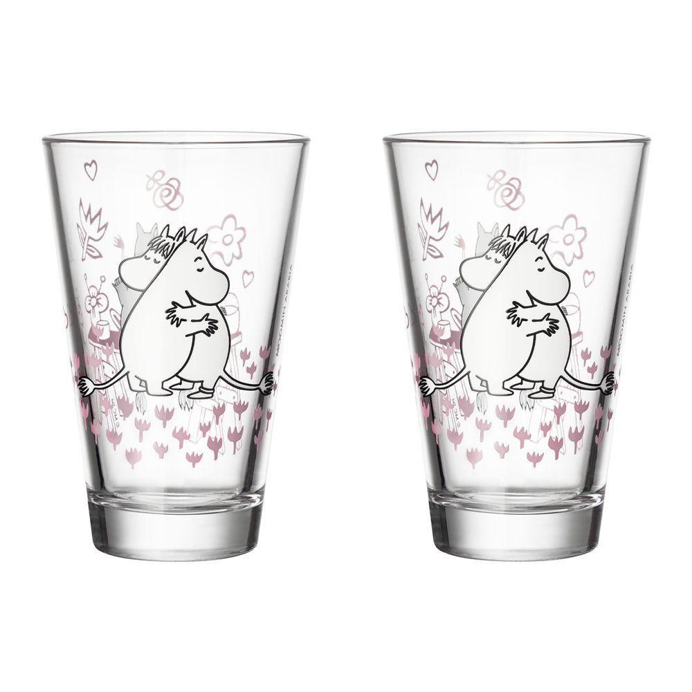Moomin Love 30th Anniversary Tumbler 30cl 2pc - The Official Moomin Shop