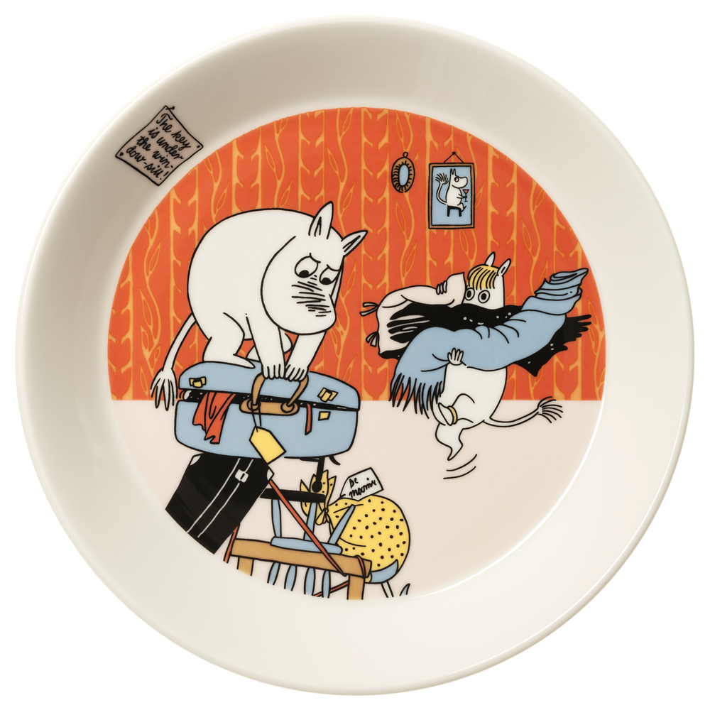 Moomin Holiday Rush Plate 19cm - The Official Moomin Shop