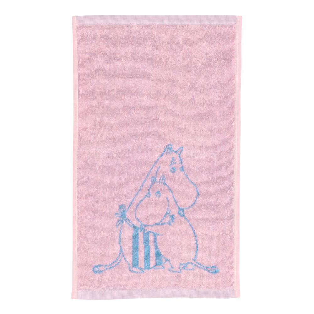 Moomin Family Time Hand Towel Pink - Moomin Arabia | Moomin Shop United States