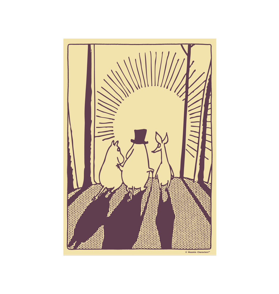 Moomin Sunrise Friends Fine Art Print - Framed/Unframed | Moomin Shop United States