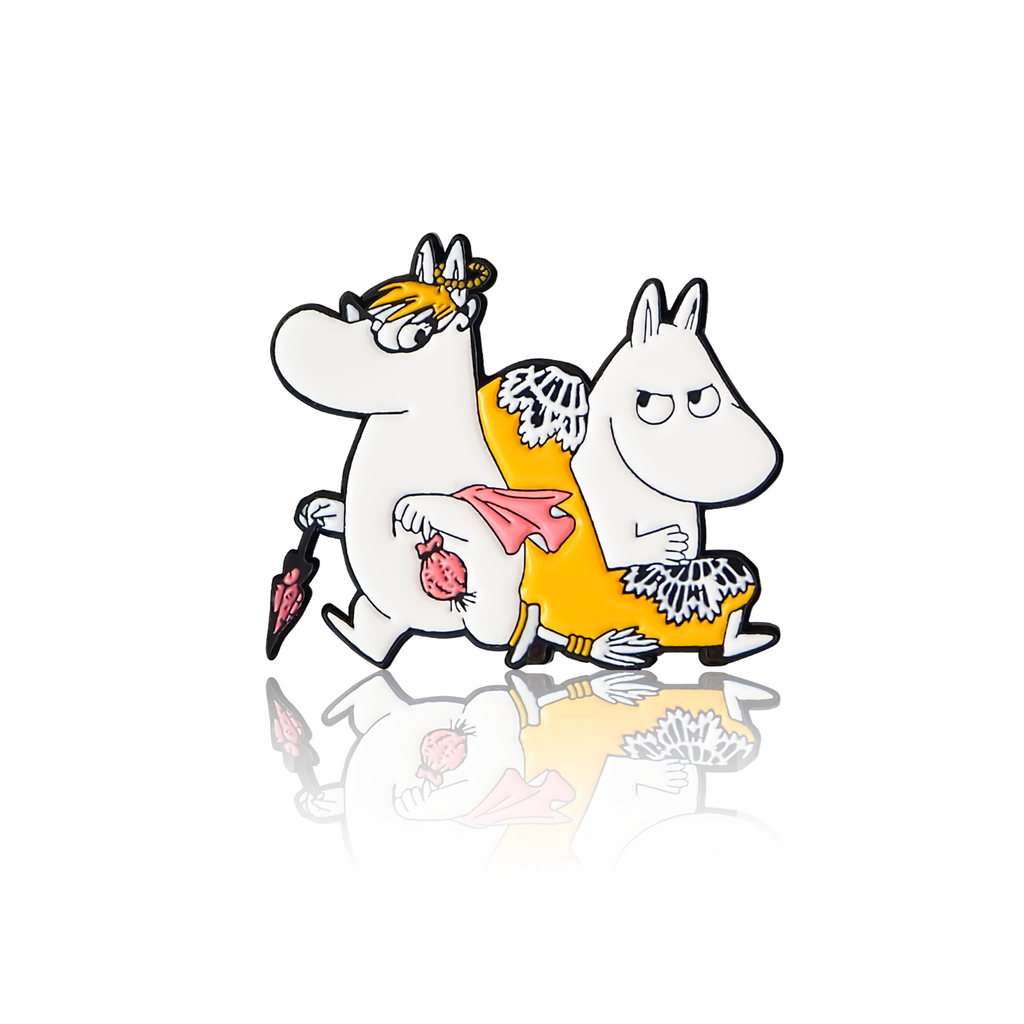 Snork Maiden✿ Moomintroll & Snorkmaiden Pin Yellow - Pinbox - The Official