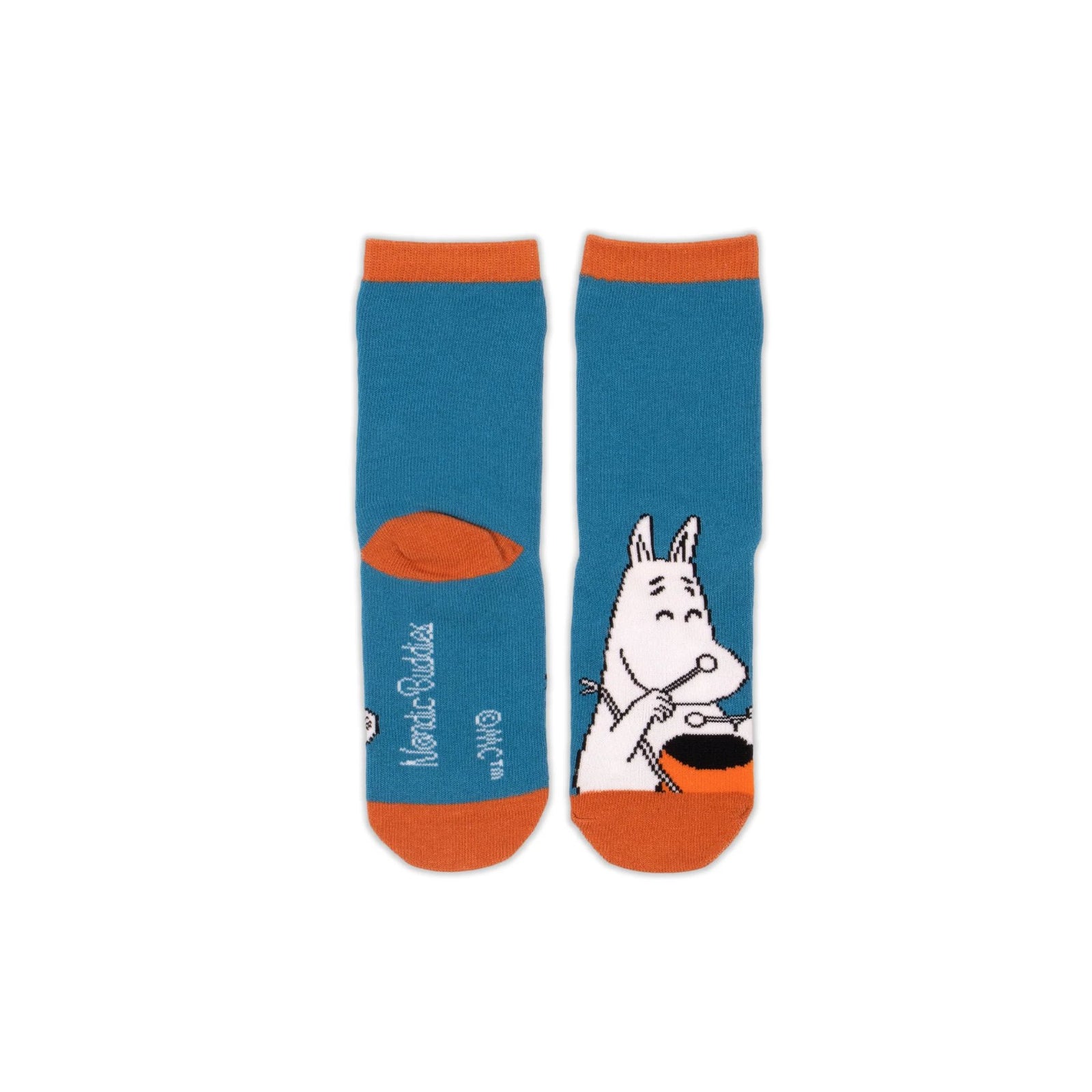 Moomintroll Kids Socks Blue - Nordicbuddies | Moomin Shop United States