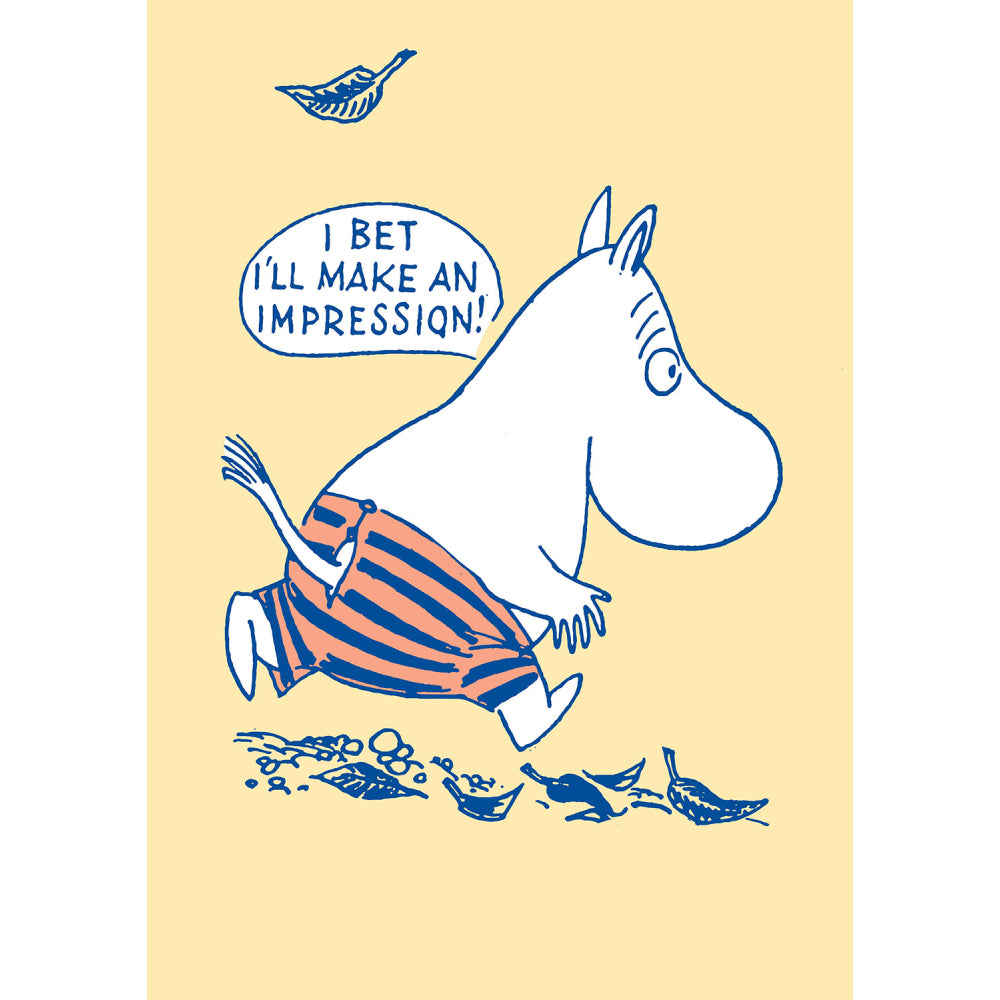 Moomintroll Impression Greeting Card - Hype Cards