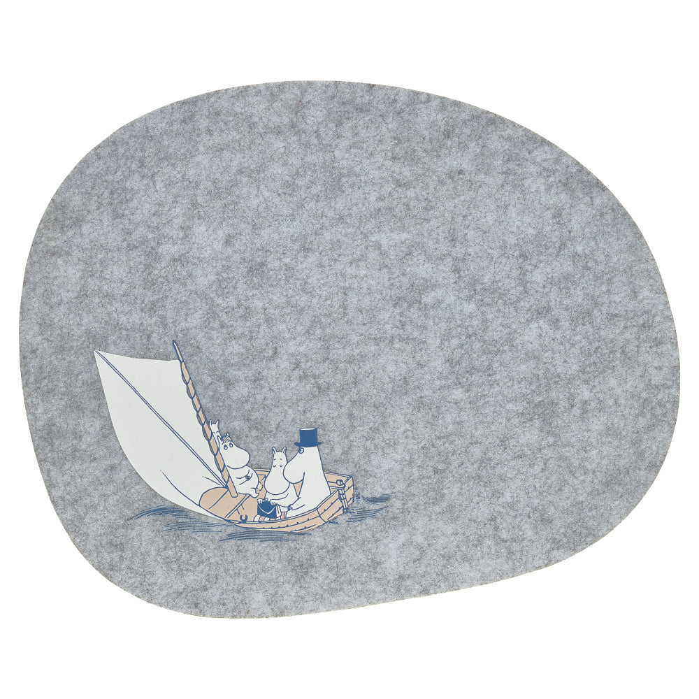 Moomin Sailors Placemat Grey - Muurla | Moomin Shop United States