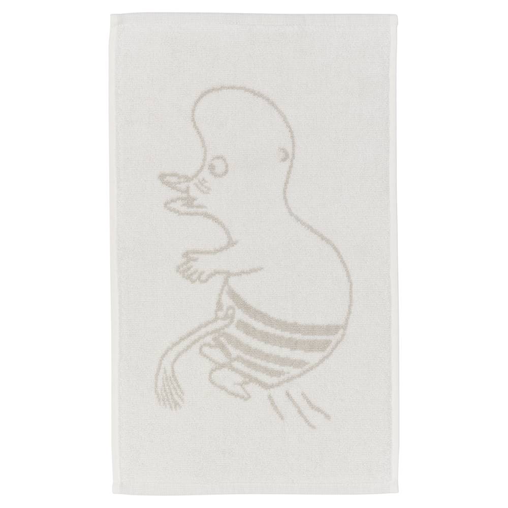 Moomintroll GOTS Hand Towel White 12x20 in - Moomin Arabia | Moomin Shop US