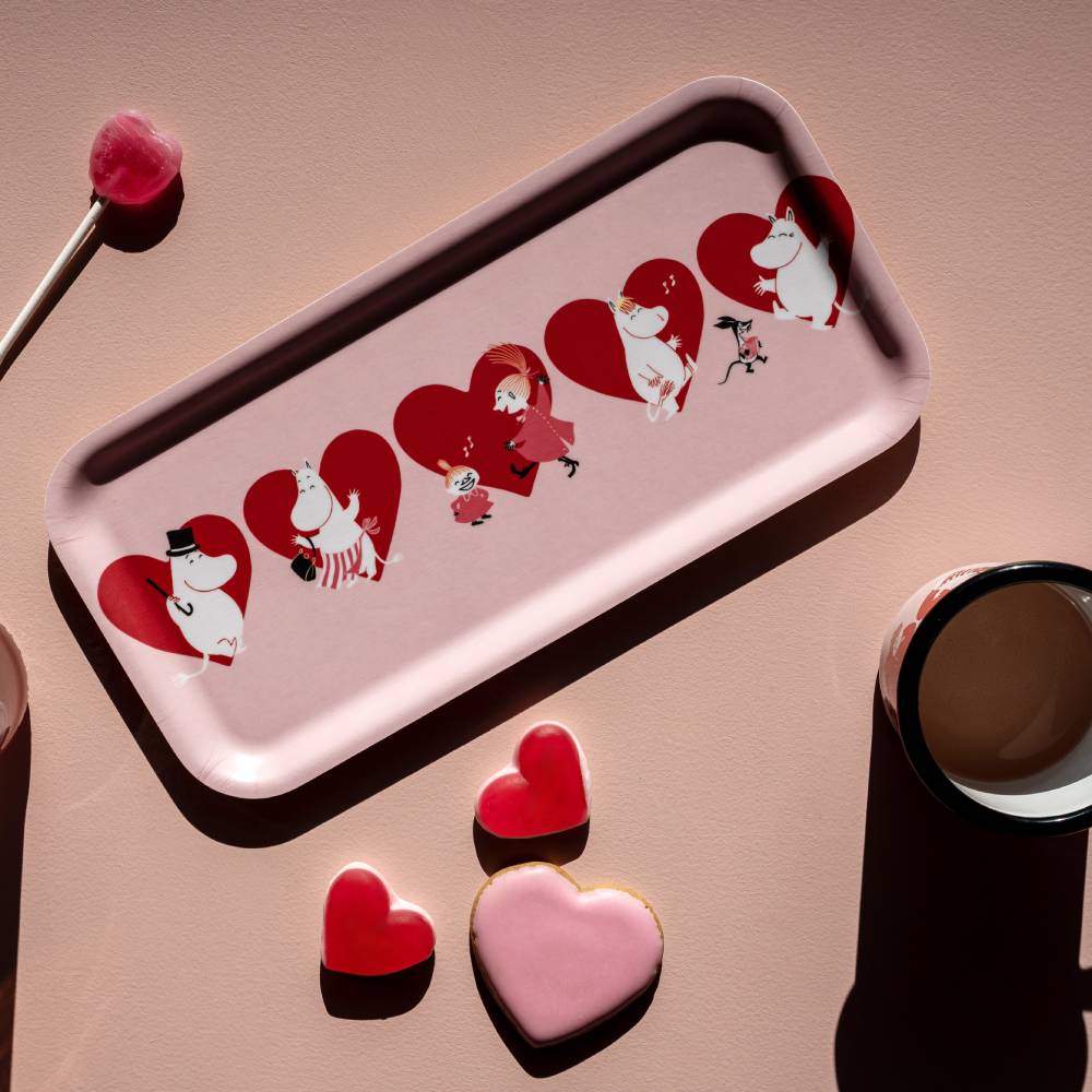 Moomin Heart Tray 10.6 x 5.1 inches | Moomin Shop United States
