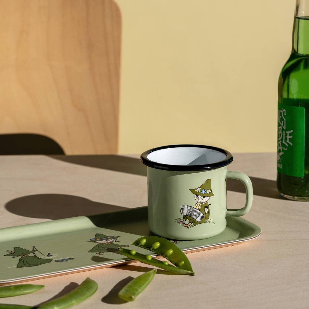 Snufkin Retro Tray 27x13cm Green - The Official Moomin Shop