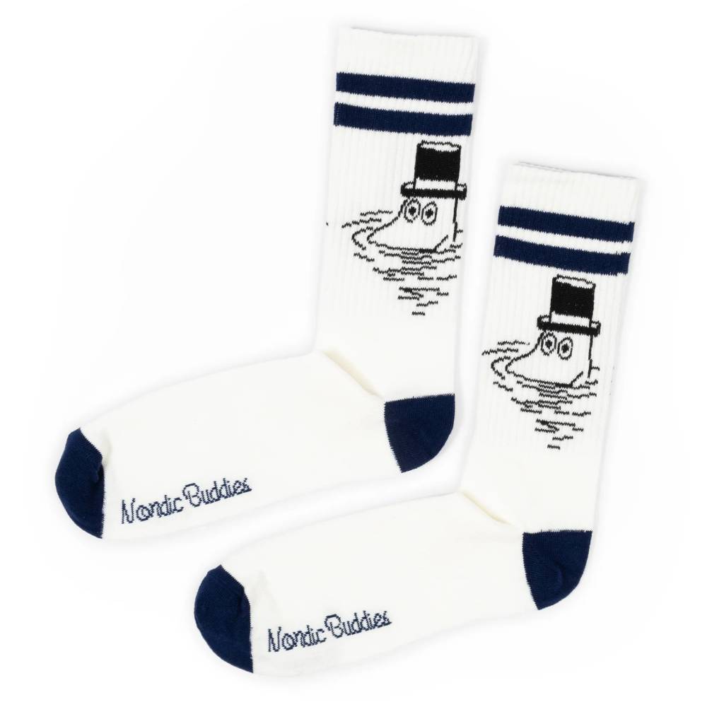 Moominpappa Swimming Retro Socks 9.5-13 - Nordicbuddies | Moomin Shop United States