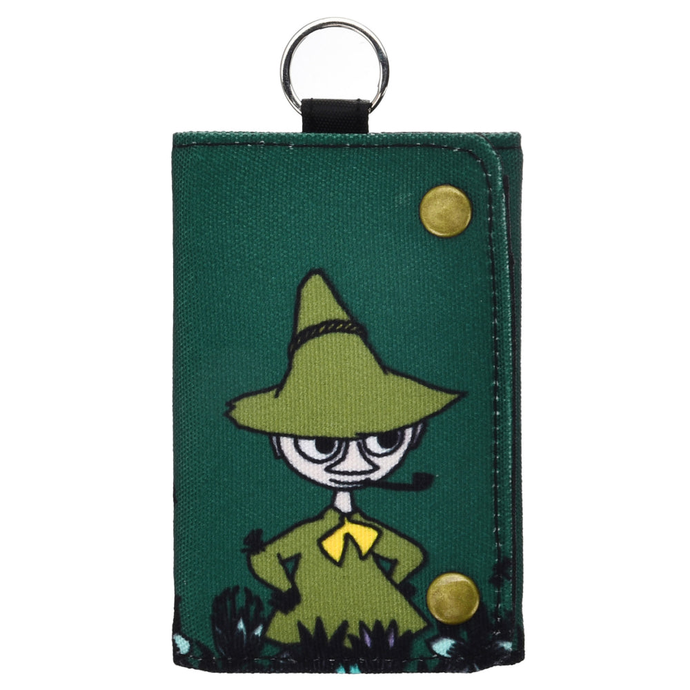Moomin Snufkin Canvas Wallet Green - Nordicbuddies | Moomin Shop United States
