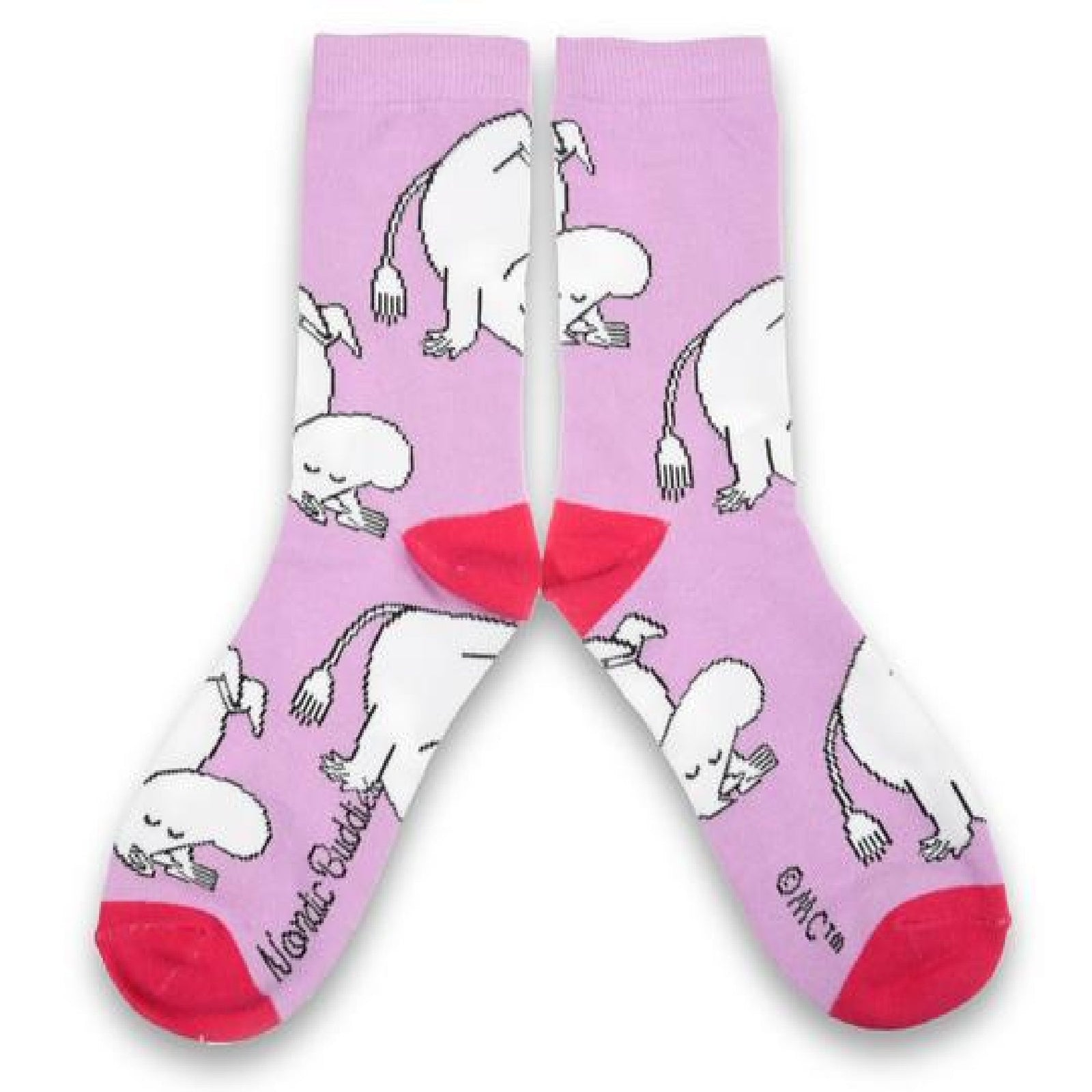 Moomin Happy Socks Lilac 6-11.5 - Nordicbuddies | Moomin Shop United States