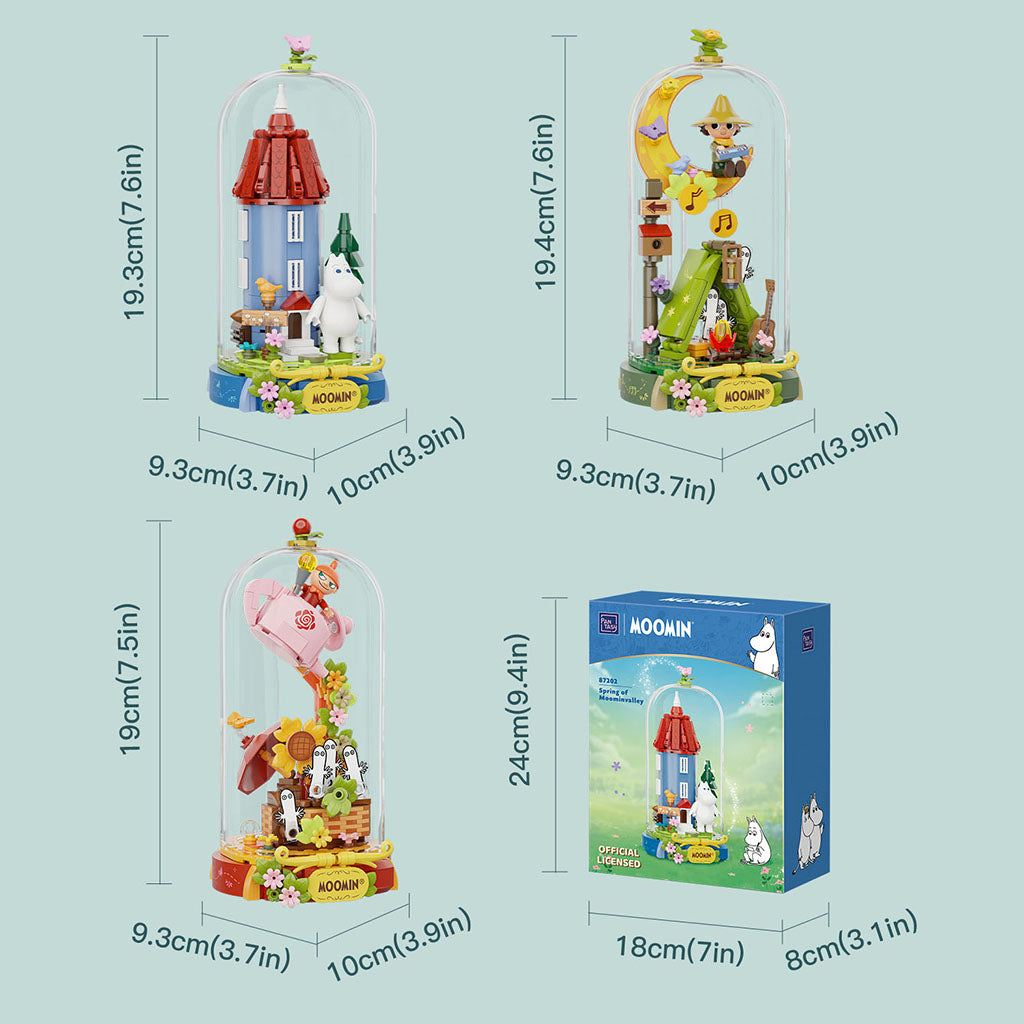 Snufkin&#39;s Concert Wonderland Series Building Block Model