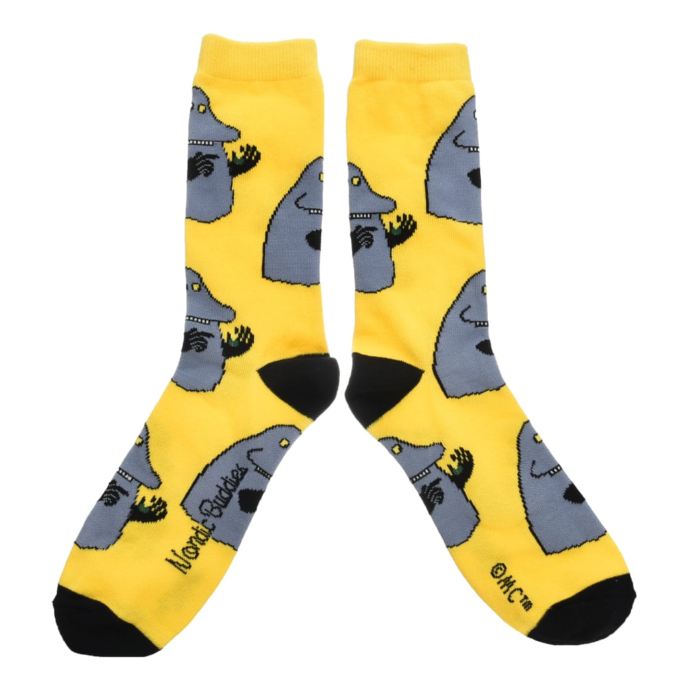 The Groke Socks Yellow 9.5-13 - Nordicbuddies | Moomin Shop United States