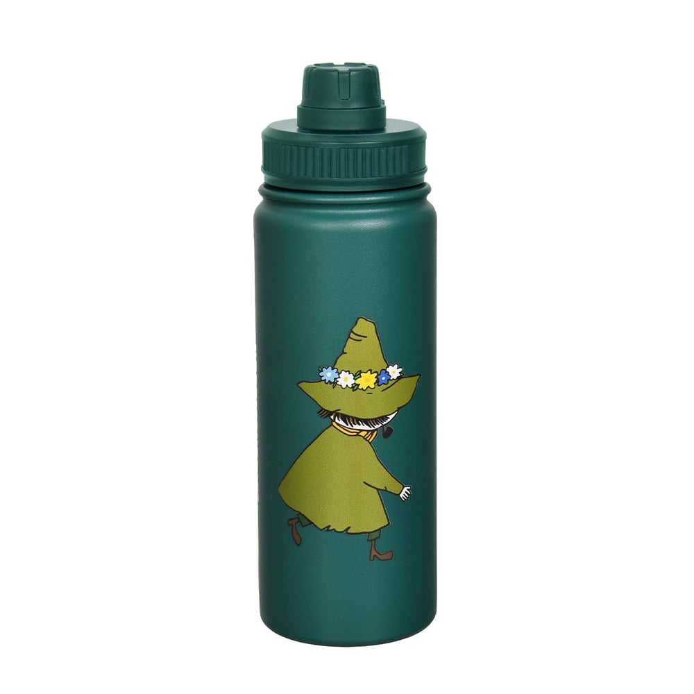 Snufkin Thermal Everyday Bottle Dark Green - The Official Moomin Shop