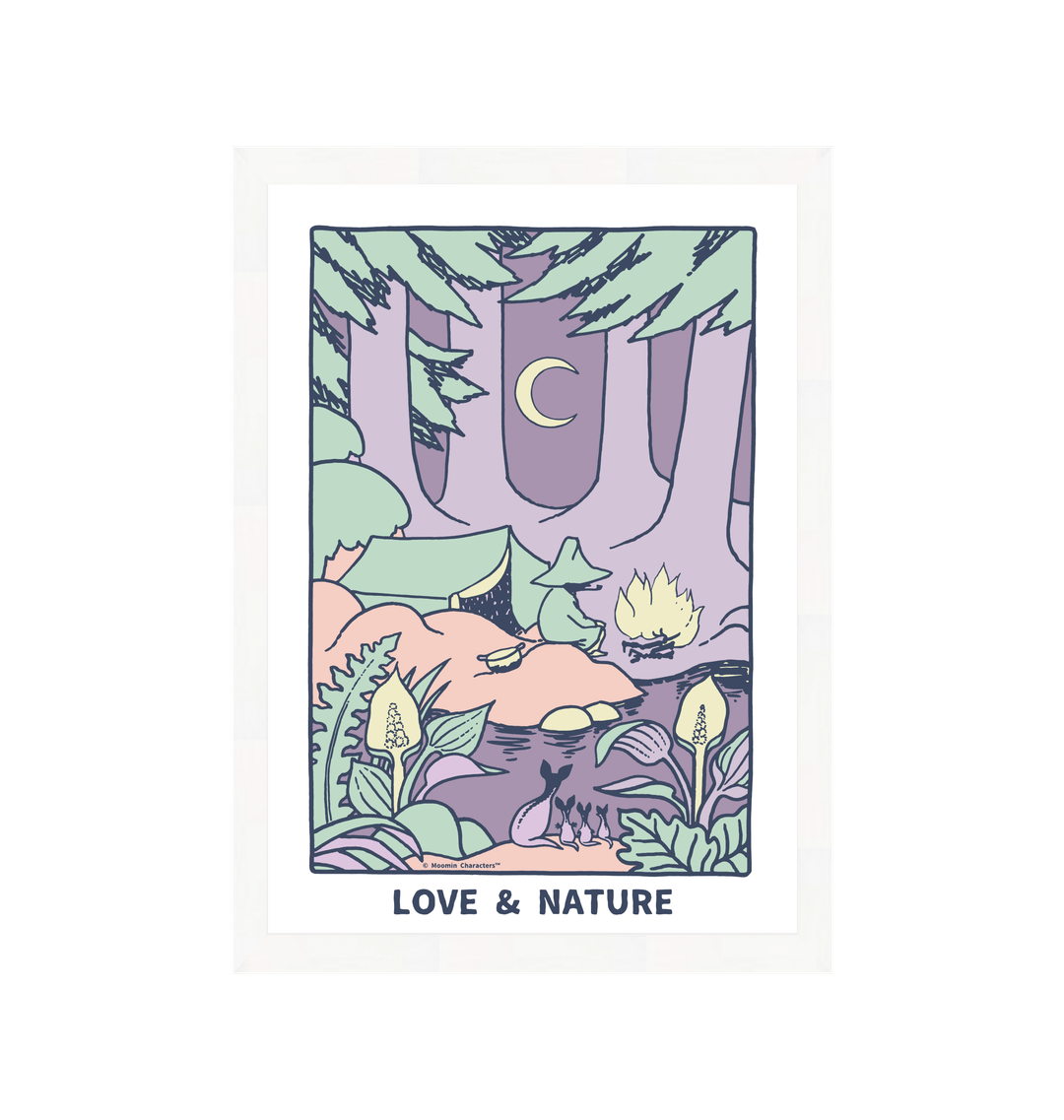 White Frame Fine art print