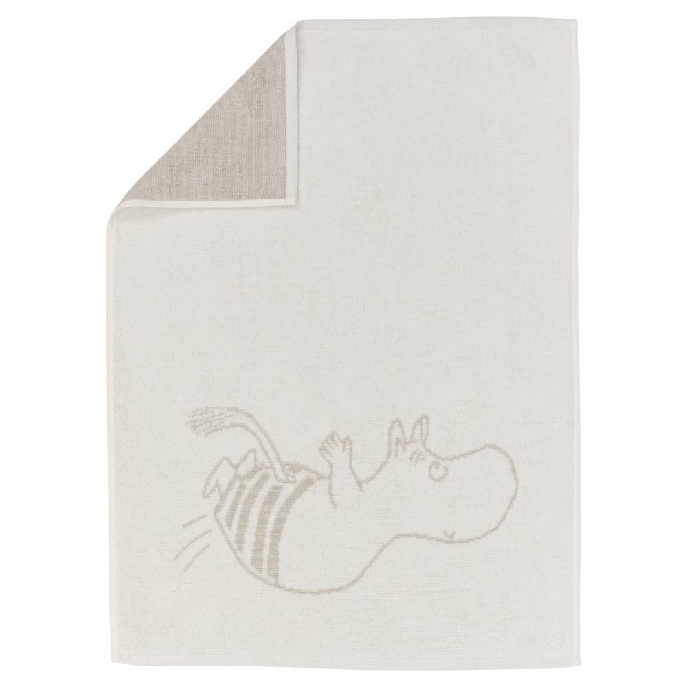 Moomintroll GOTS Hand Towel White 20x27 in - Moomin Arabia | Moomin Shop US