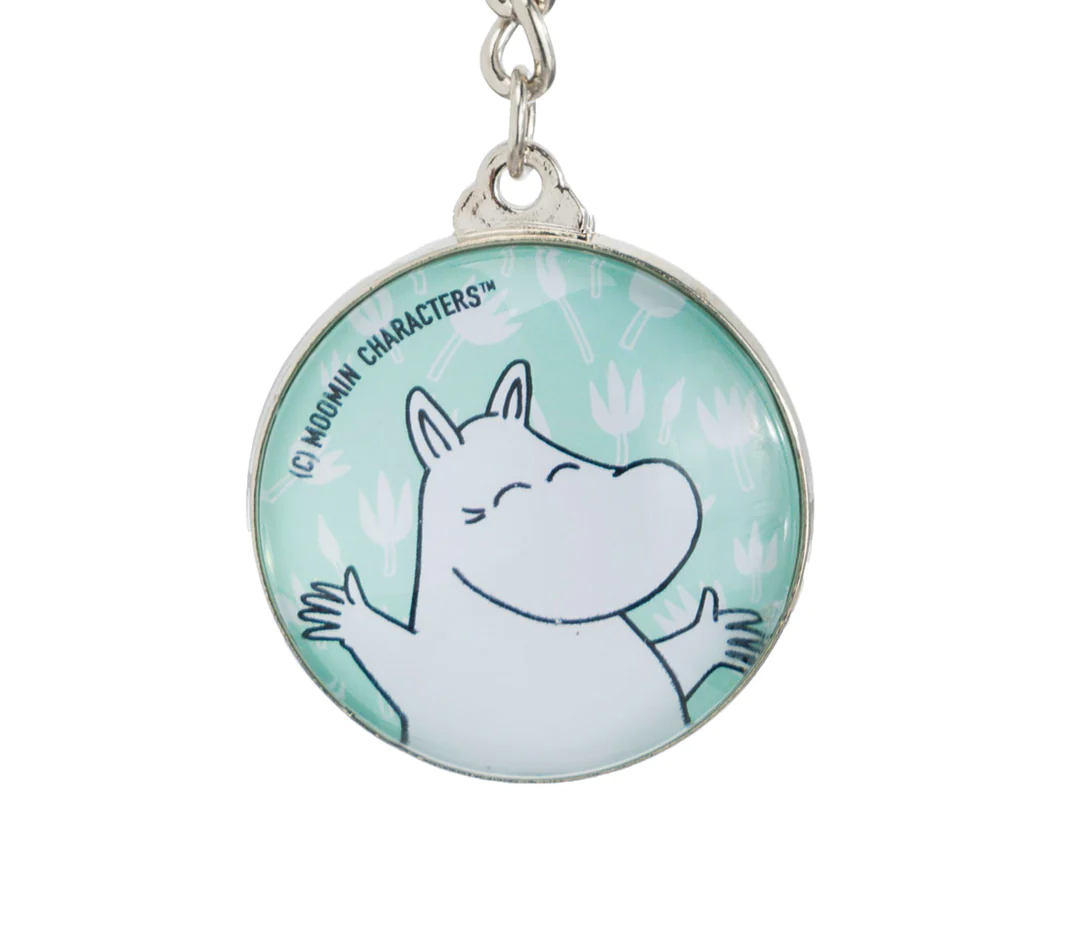 Moomintroll Happiness Key Ring Blue - Nordicbuddies | Moomin Shop United States