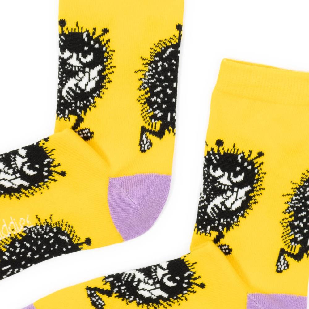 Stinky Getaway Socks Yellow 6-11.5 - Nordicbuddies