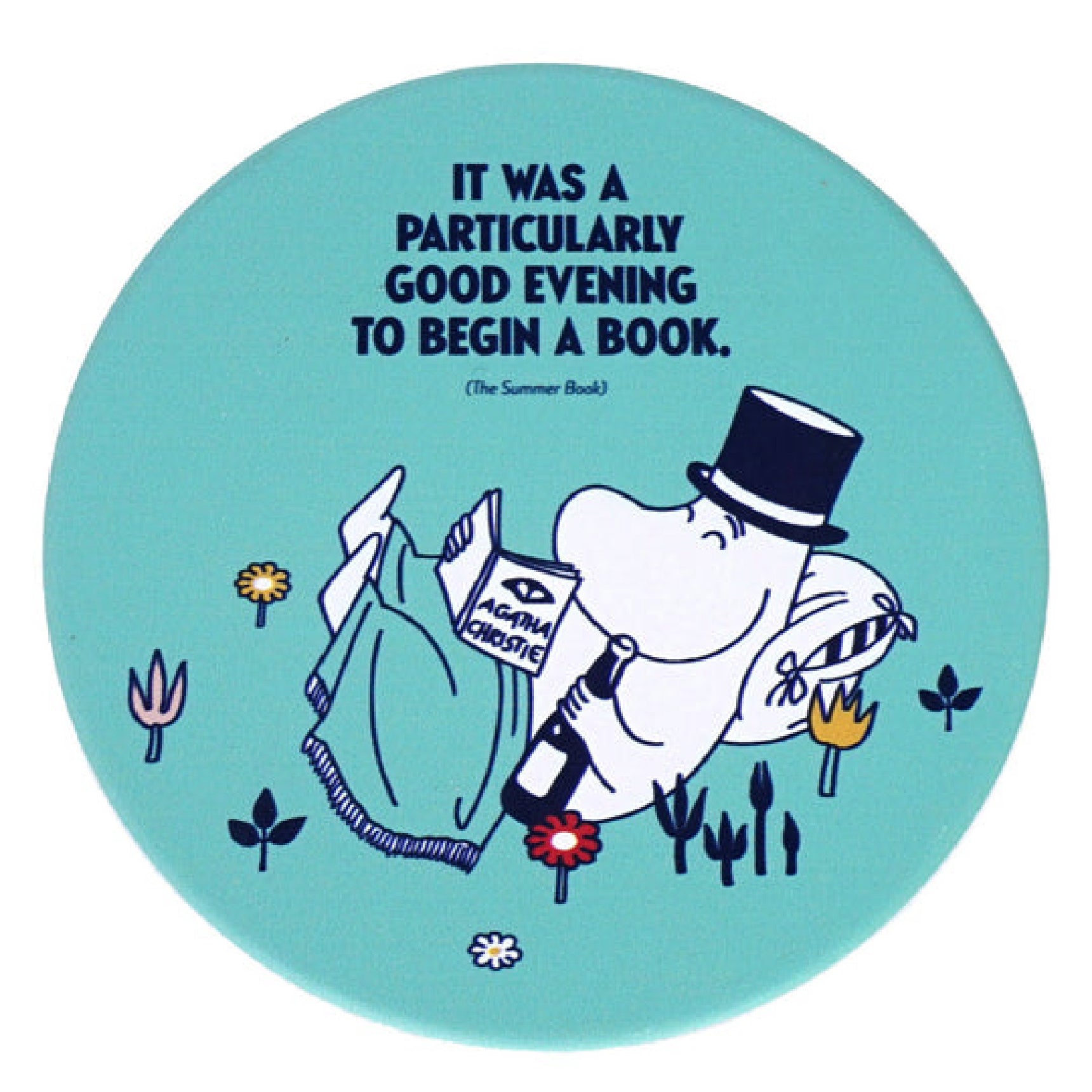 Ceramic Coaster Moominpappa - Half Moon Bay | Moomin Shop US