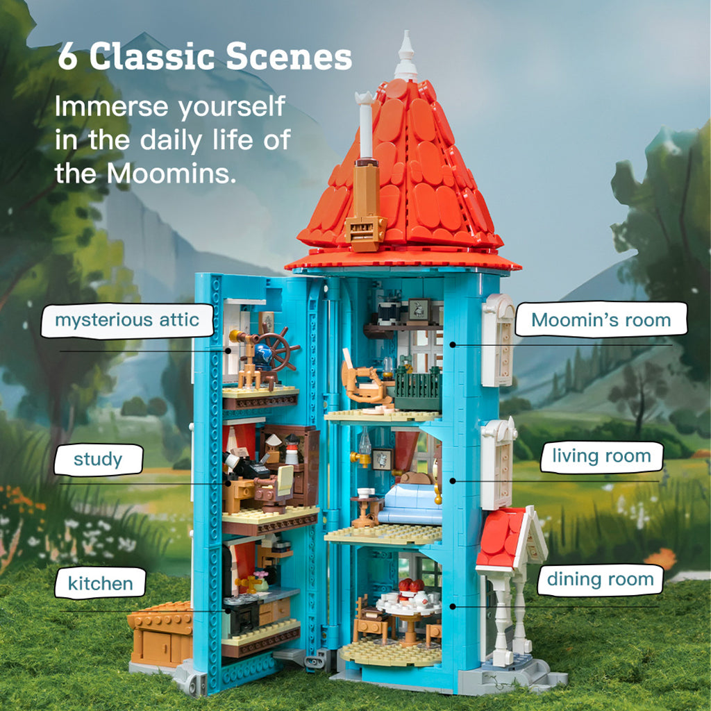 Moomin House Building Block Model