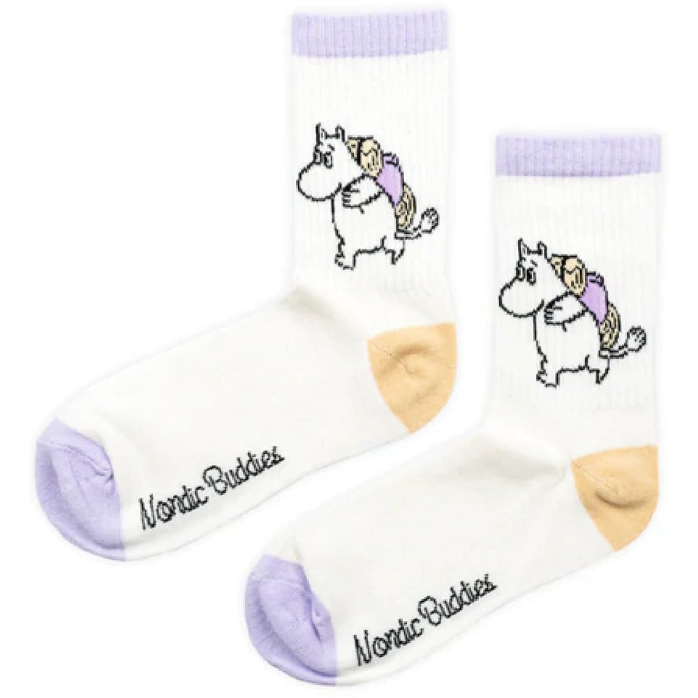 Moomin Adventuring Retro Socks 6-11.5 - Nordicbuddies | Moomin Shop United States