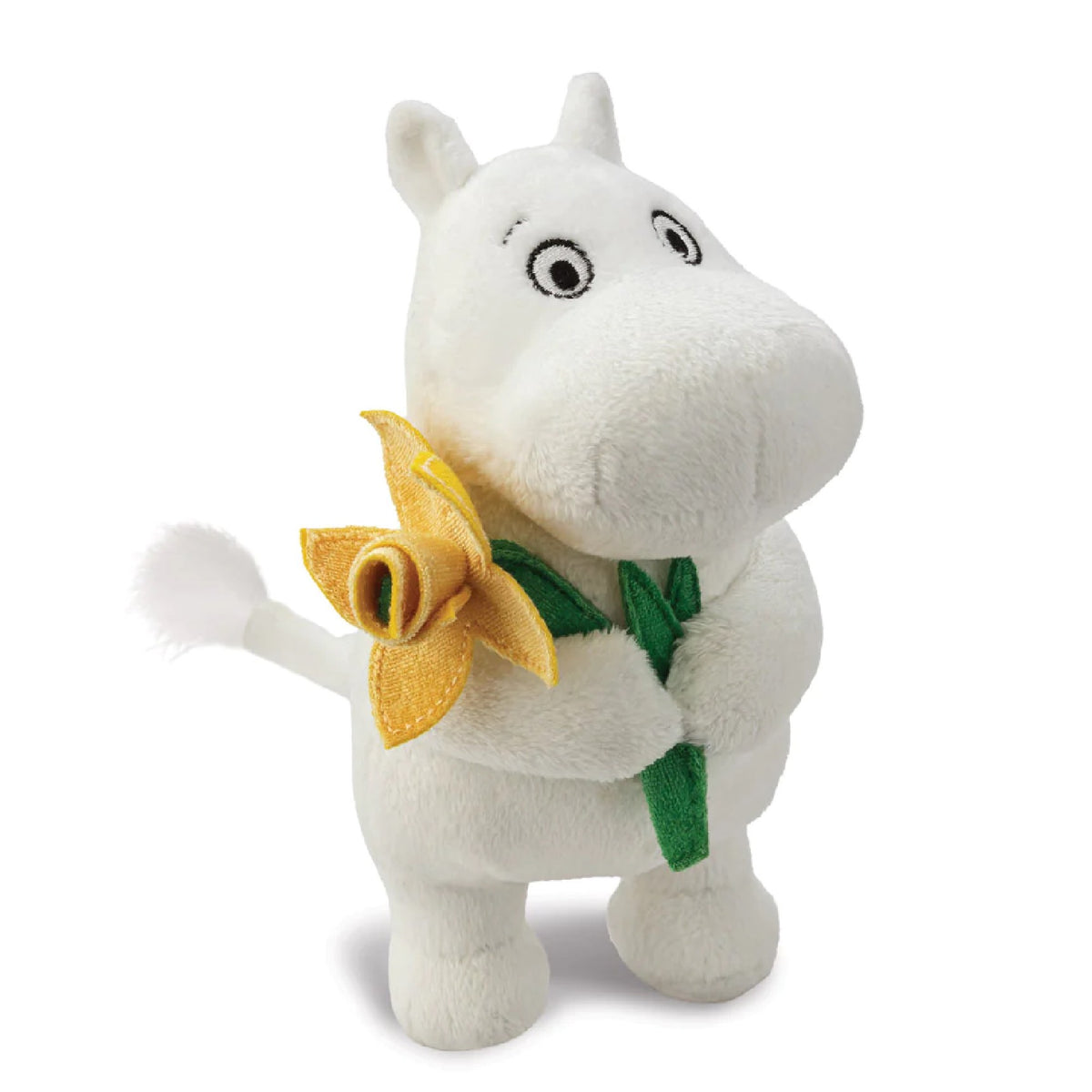 Moomintroll Flower Plush Toy 6.5 in - Aurora World