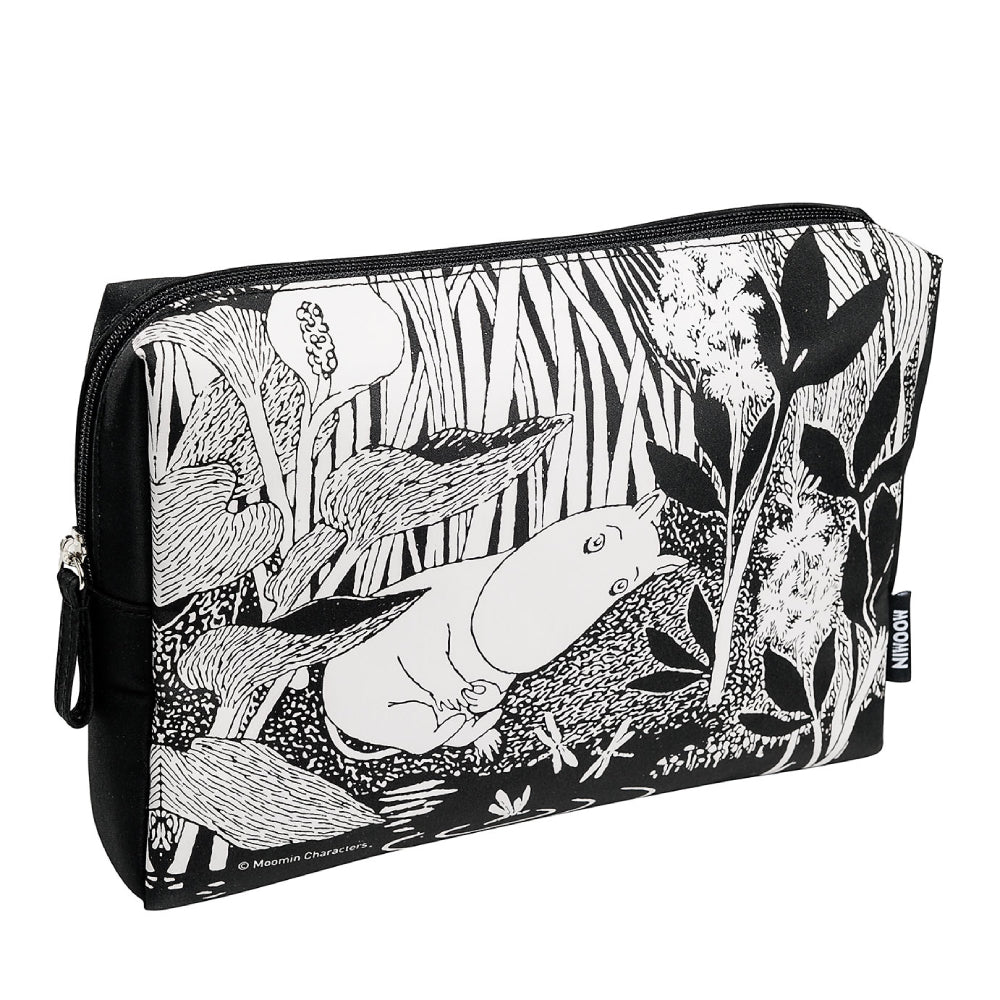 Moomin Cosmetic Bag Large Black - Cailap | Moomin Shop US