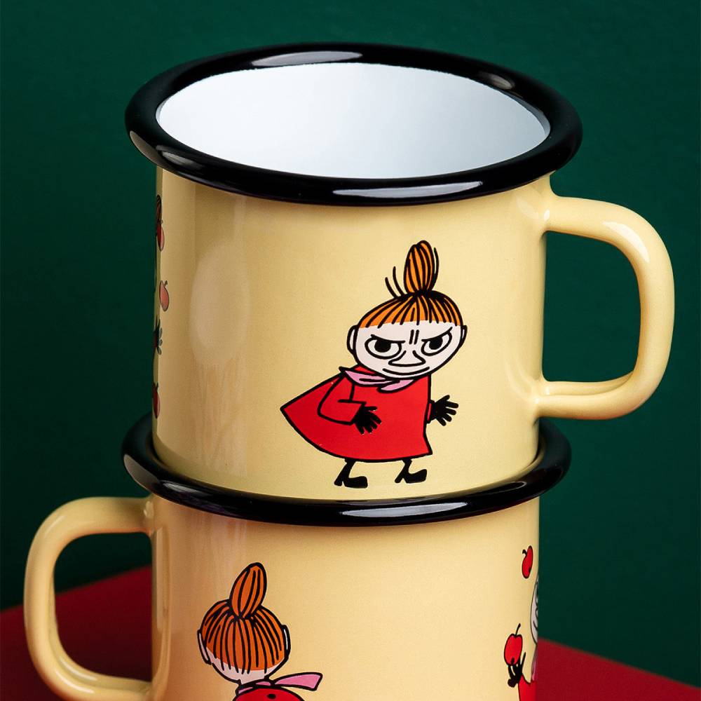 Moomin Enamel Mug Little My 8.5 oz - Muurla | Moomin Shop United States