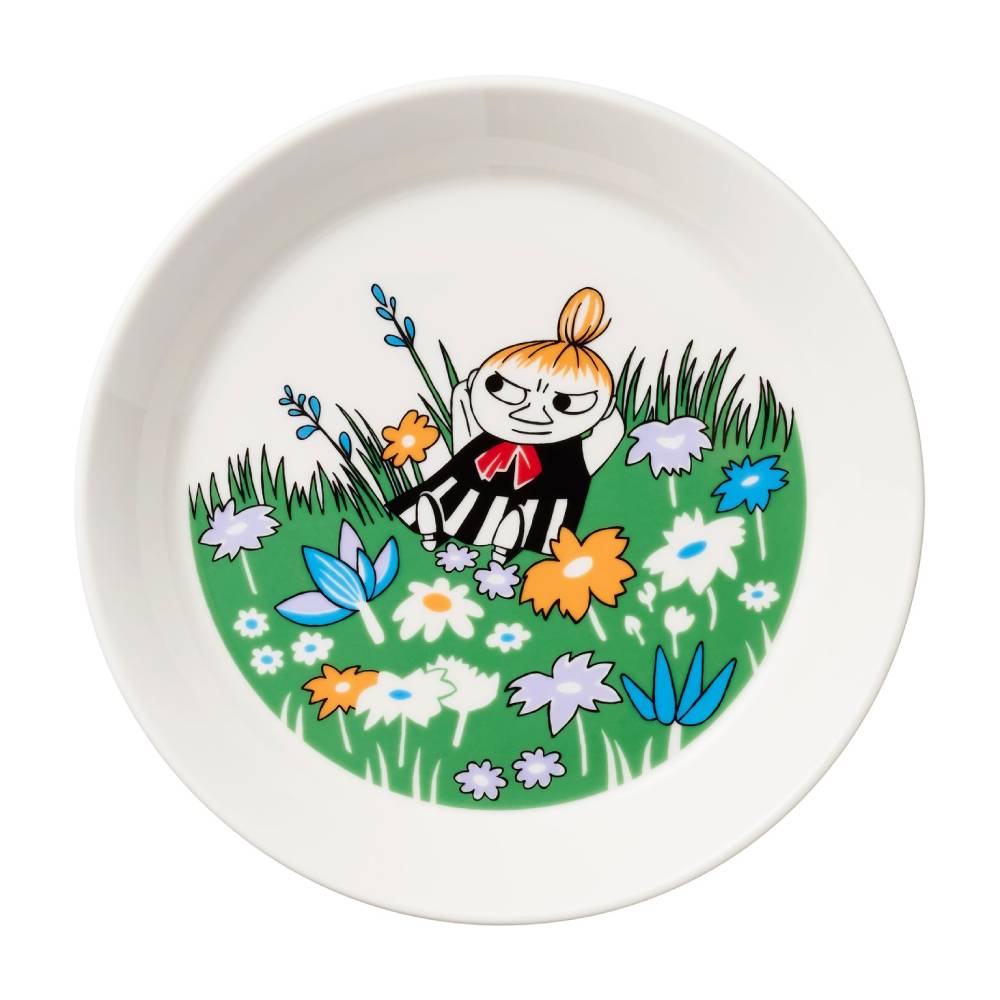 Little My and Meadow Plate 7.5 inches  - Moomin Arabia