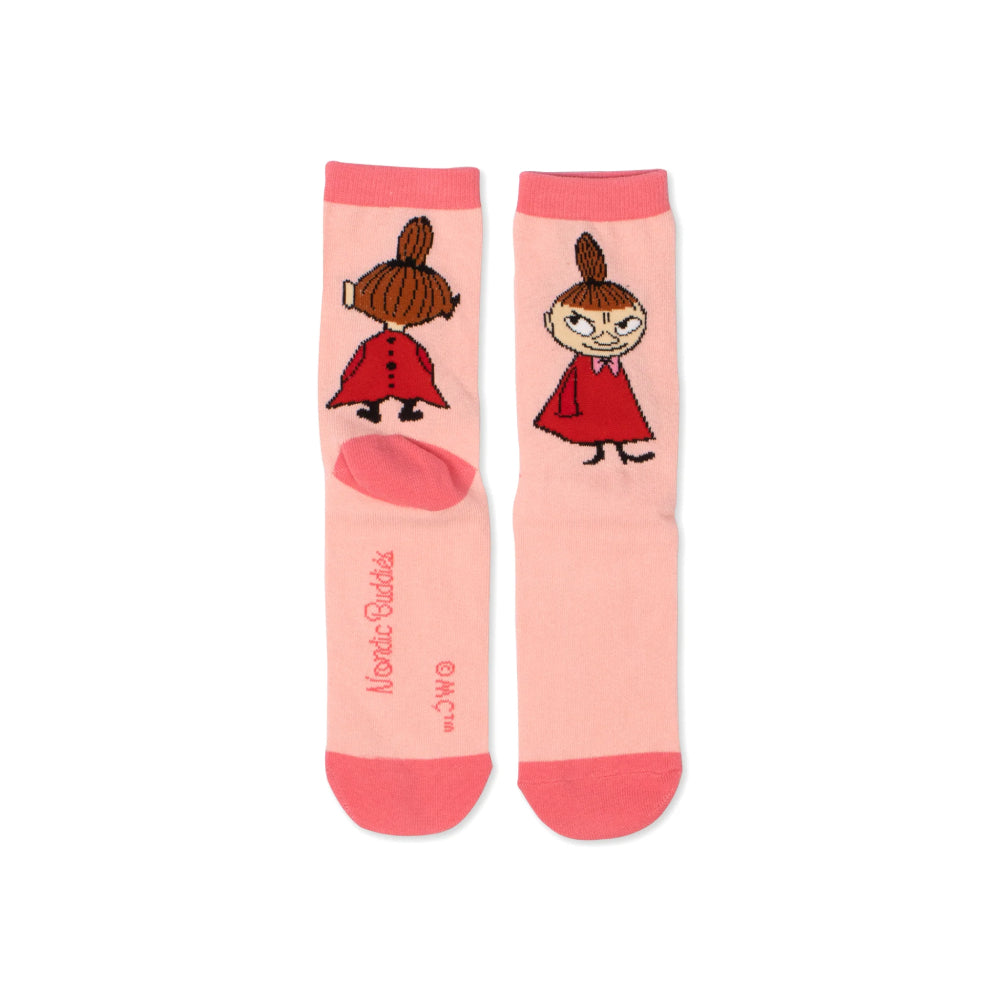 Little My Butt Socks Light Pink - Nordicbuddies | Moomin Shop United States